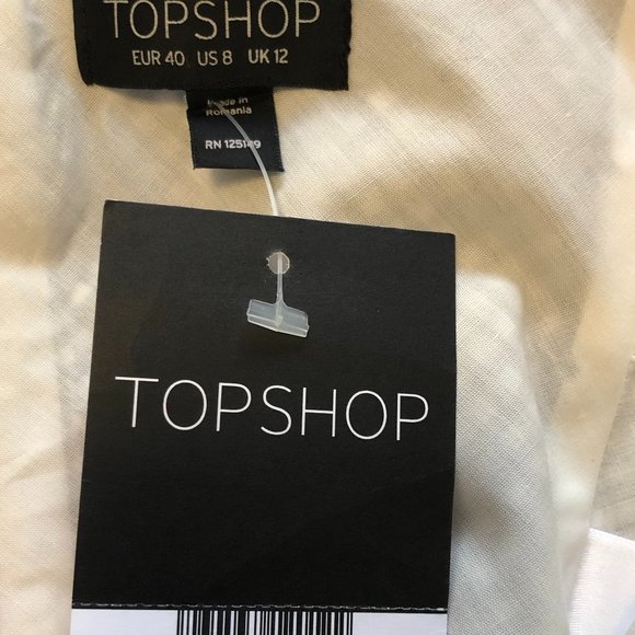 Topshop Black White Gingham Crop Bralette Bra Top - Picture 9 of 9